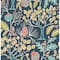 NuWallpaper Groovy Garden Navy Peel & Stick Wallpaper